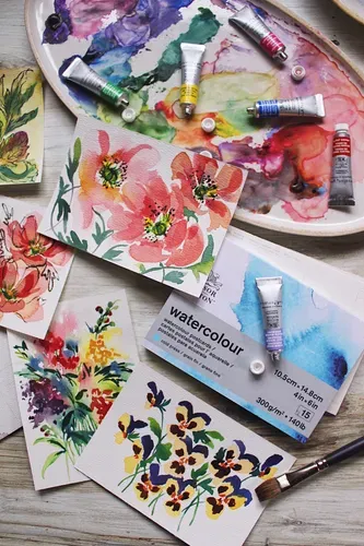 Winsor & Newton Professional Watercolour Floral Set 6x5ml Tubes