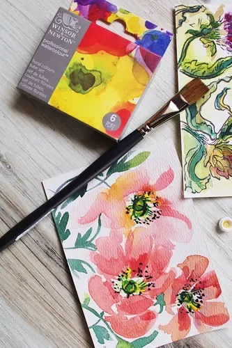 Winsor & Newton Professional Watercolour Floral Set 6x5ml Tubes