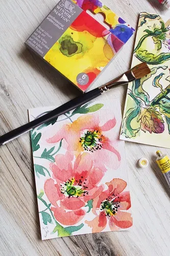 Winsor & Newton Professional Watercolour Floral Set 6x5ml Tubes