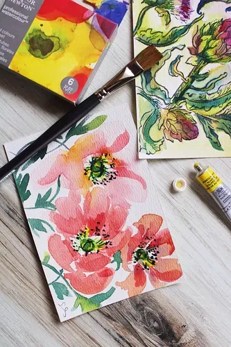 Winsor & Newton Professional Watercolour Floral Set 6x5ml Tubes