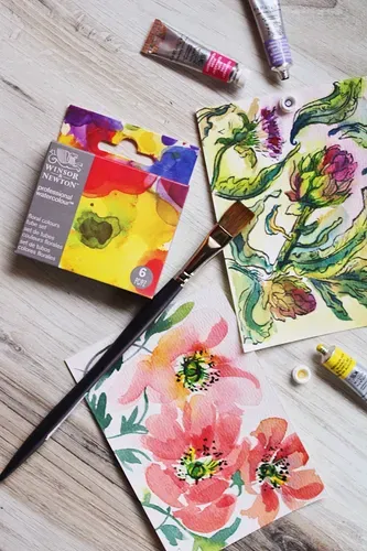 Winsor & Newton Professional Watercolour Floral Set 6x5ml Tubes