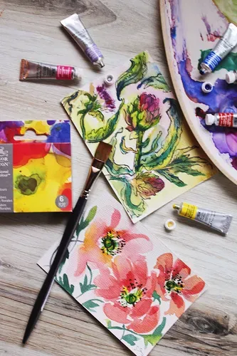 Winsor & Newton Professional Watercolour Floral Set 6x5ml Tubes