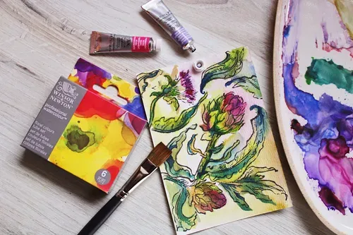 Winsor & Newton Professional Watercolour Floral Set 6x5ml Tubes