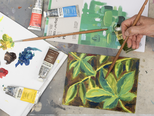 Winsor & Newton Winton Oil Colour Botanic Set x5