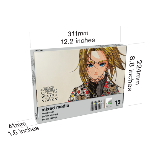 Winsor & Newton Graphic Art Manga Set
