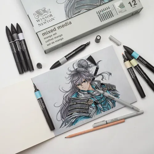 Winsor & Newton Promarker Mixed Media Set - Manga 2