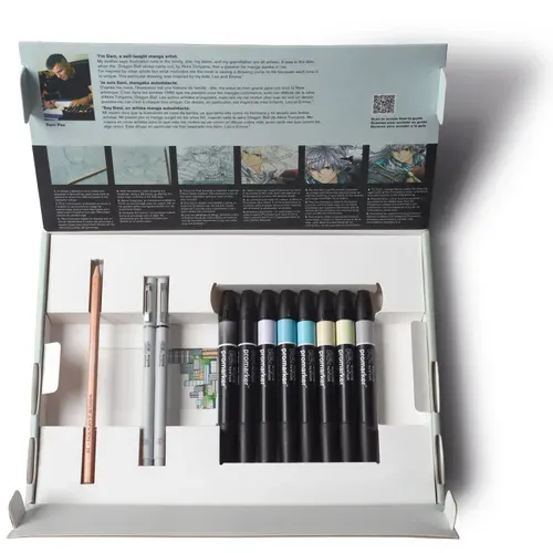 Winsor & Newton Promarker Mixed Media Set - Manga 2