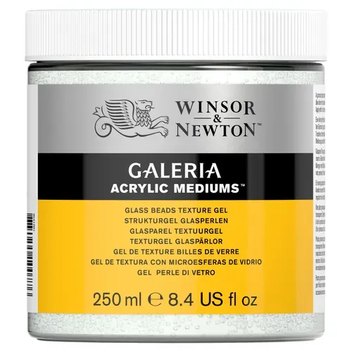 Winsor & Newton Galeria Glass Beads Texture Gel 250ml