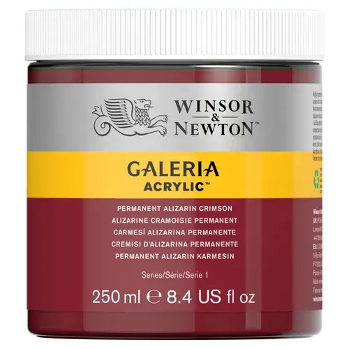 Winsor & Newton Galeria Acrylic Permanent Alizarin Crimson 250ml