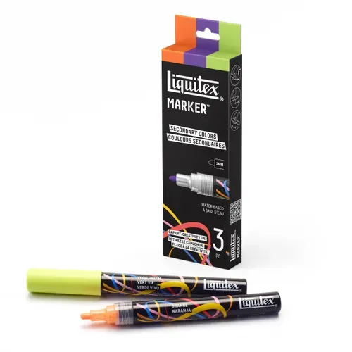 Liquitex Marker Set Secondary 3x2mm